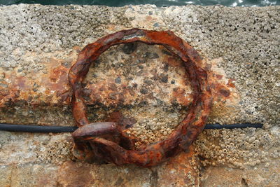 Close-up of rusty metal