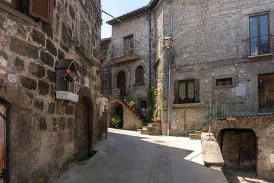 Street amidst buildings in town