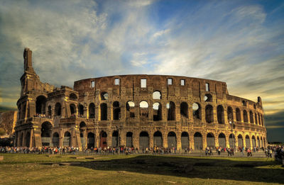 Views of the roman colosseum