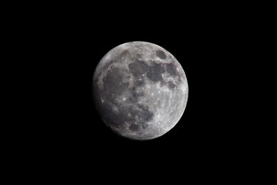 Close-up of moon at night