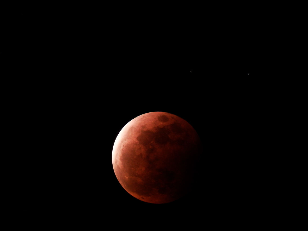 VIEW OF MOON AT NIGHT