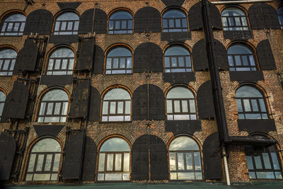 Low angle view of historic building