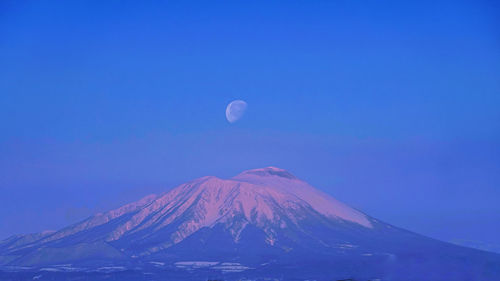 Mt. iwate in the morning