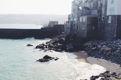 Built structure in water