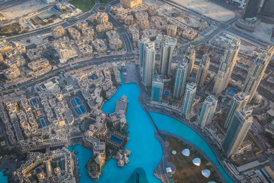 Aerial view of cityscape