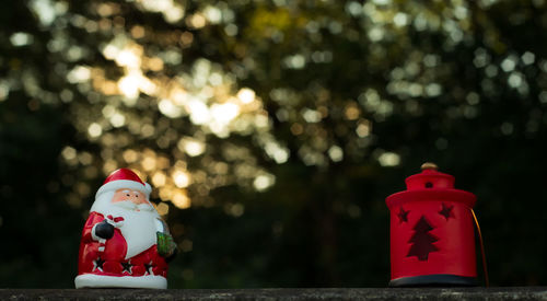 Close-up of figurines