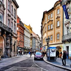 View of city street