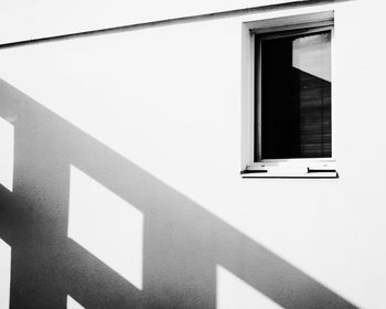 Close-up of window on building