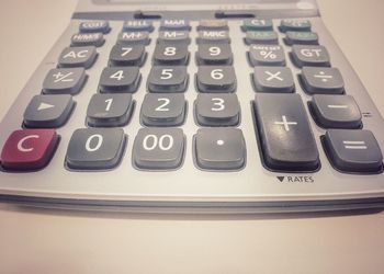 Close-up of computer keyboard