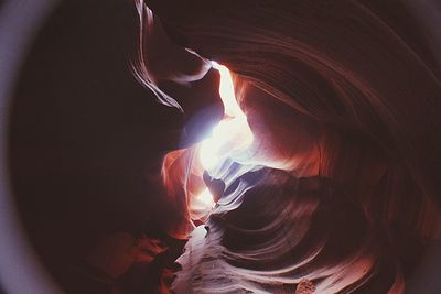 Close-up of rock formations