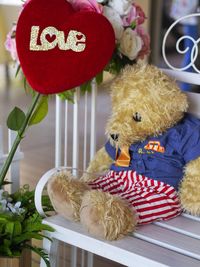 Close-up of stuffed toy