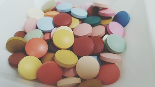 Close-up of colorful balls