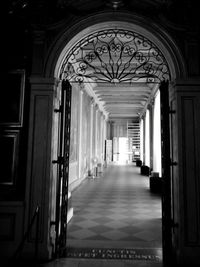 Corridor of building