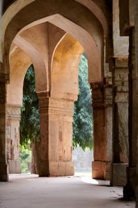 Low angle view of historical building