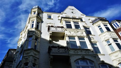 Low angle view of building against sky