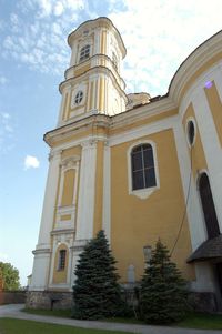 Low angle view of historical building against sky