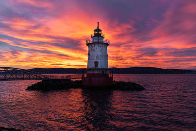 Lighthouse at sunset