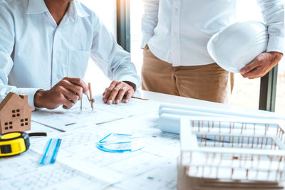 Group of people working on table