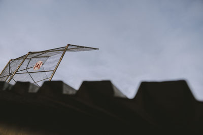 Low angle view of building against sky