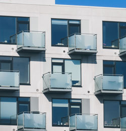 Low angle view of residential building