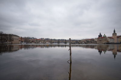 River with buildings in background