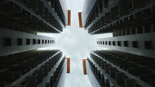 Panoramic view of buildings against sky