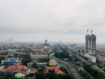 Cityscape against sky