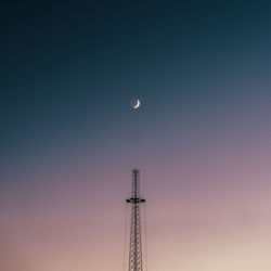 Bluehour moon and magichour