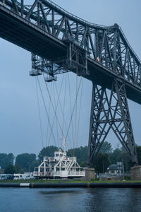 The rendsburg high bridge by friedrich voss, over kielercanal, germany