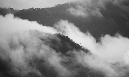 Low angle view of clouds in sky