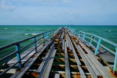 Broken jetty