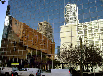 Low angle view of modern building