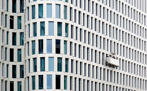 Full frame shot of modern office building