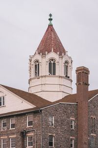 Low angle view of building against sky