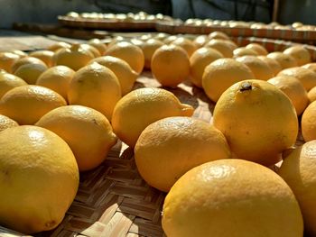 Close-up of fruits for sale at market stall