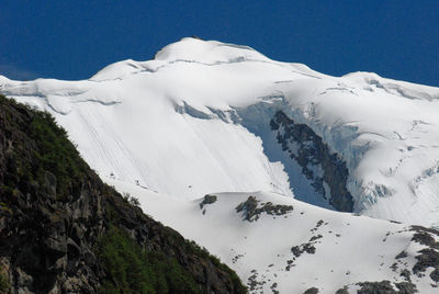 Mountain climbing in the andes