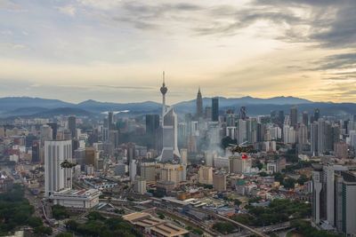 Cityscape against sky