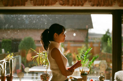 Full length of young woman