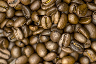 Full frame shot of coffee beans