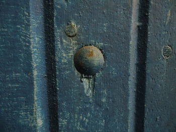 Full frame shot of old door