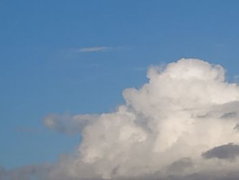 Low angle view of clouds in sky