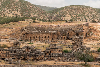 Old ruins in pamukkale