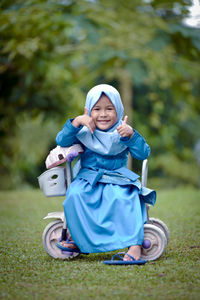 Portrait of a smiling girl