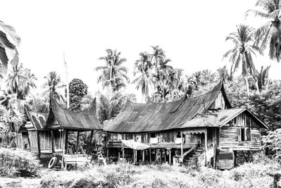 Old house against sky