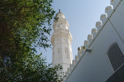 Low angle view of historical building against sky