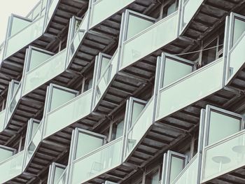 Low angle view of modern building