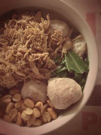 Close-up of food in bowl