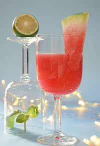 Close-up of drink on table