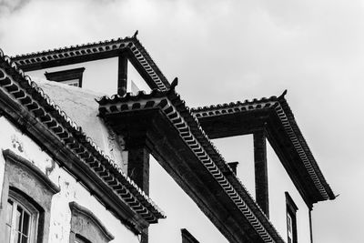 Low angle view of building against sky