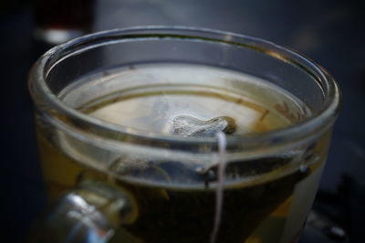 Close-up of drink on table